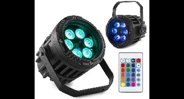 BeamZ set van 2 BWA63 AluPars - Waterdichte LED pars - 6x 3W