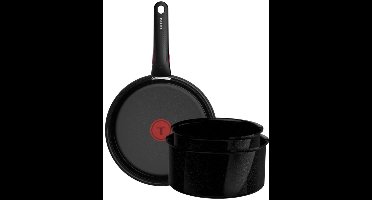 Tefal Ingenio Excellence Ceram - Pannenset - 4-delig - Fusion Core - Inclusief Handgreep - Keramisch - PFAS vrij