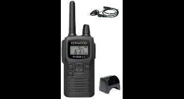 Kenwood PKT-300 ProTalk XLS IP52 PMR446 mini portofoon met D-shape oortje