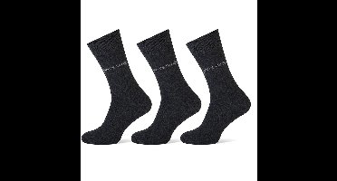 Pierre Cardin - 6-Pack - Print Herensokken - Platte Teennaad - Heren - antraciet - 43-46 - 101246