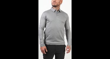 BASKO - POLO - LANGE MOUW - GRIJS - MAAT M