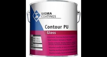 Sigma Contour PU Gloss / Sigma Hoogglans Houtlak - 2.5L - RAL 7021 | Zwartgrijs