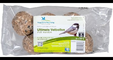 Ultimate vetbollen met insecten - 6 stuks