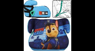 Paw Patrol CHASE Autostoeltje met gordel, autostoeltje, stoelverhoger voor jongens 22-36 kg, 125-150 cm
