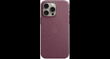 Apple FineWoven Case with MagSafe geschikt voor iPhone 15 Pro Max - Mulberry