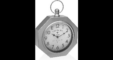 Muurklok Versa GY Metaal (28 x 8 x 40 cm)