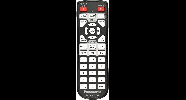 Afstandsbediening geschikt voor de PANASONIC PT-RZ660LBE beamer, vervangt N2QAYA000060