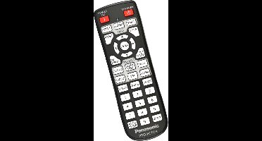 Afstandsbediening geschikt voor de PANASONIC PT-RZ660BEJ beamer, vervangt N2QAYA000060