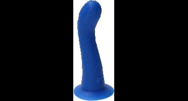 Ylva & Dite - Cryptodite - Siliconen G-spot / Anale dildo - Made in Holland - Donker Blauw