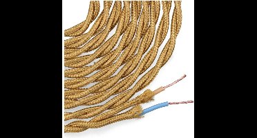 Kabel EDM C45 2 x 0,75 mm Goud 5 m
