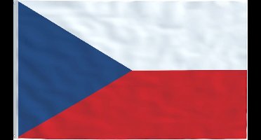 vidaXL - Vlag - Tsjechië - 90x150 - cm