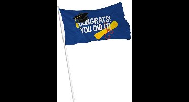 Folat - Flag 90x60cm Congrats!
