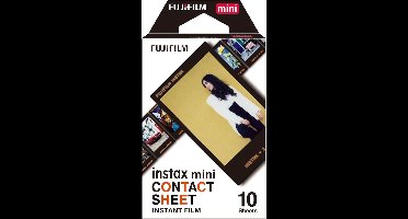 FujiFilm Instax Mini Film - Zwart - Instant fotopapier - 1 x 10 stuks
