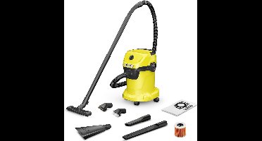 Kärcher Nat- en Droogzuiger WD 3 V-17/6/20 Car stofzuiger ook voor water - Incl. accessoires voor auto reiniging - Bouwstofzuiger voor elke klus - Tapijt en harde vloeren - Incl. blaasfunctie