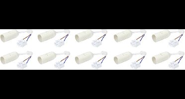 Sygonix SY-4995234 Lampfitting E14 Set van 10 stuks 230 V 500 W Met klemaansluiting