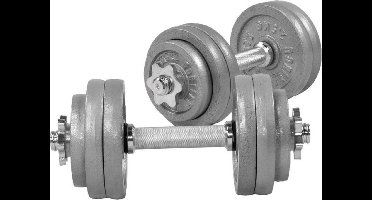 Gorilla Sports Dumbellset - Halterset - Gietijzer - 30 kg