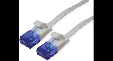 VALUE UTP patchkabel, Cat.6A (Class EA), extra plat, grijs, 2 m