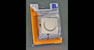 Berker S1 inbouwdimmer + centraalplaat 360 W elektronisch - Crème