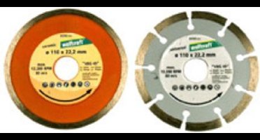 wolfcraft - Set diamantslijpschijven, Ø 110 mm, 2-dlg. - 8390000