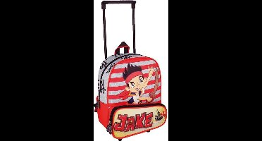 JAKE en de Nooitgedachtland Piraten Trolley Rugzak School Tas 2-5 Jaar