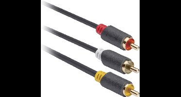 Konig Tulp composiet audio video kabel - 3 meter