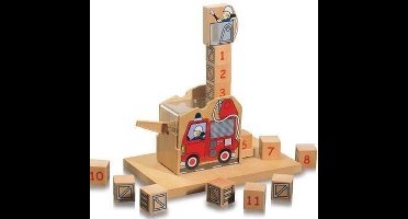 Eichhorn Brandweer bouwladder met blokken