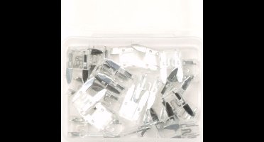 Topgear Mini steekzekeringen - 25A - zichtbare smeltgeleider - wit - 25 stuks