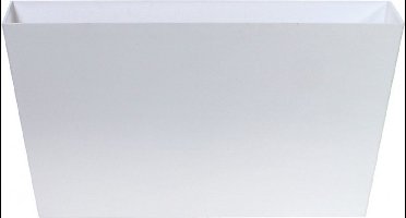 Bloembak Balkonbak Tubus Case 40x22x20cm WIT Prosperplast / 2 STUKS ! /