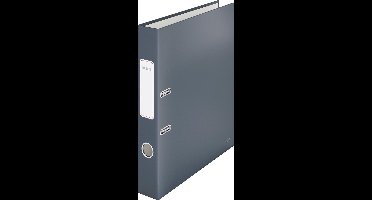 Leitz Cosy 180° A4 Ordner met Rugetiket - 2-Rings met Zacht Oppervlak - Rugbreedte Van 50mm - Fluweel Grijs