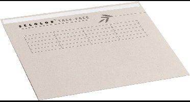 Jalema dossieromslag Secolor Tree-Free voor ft A4 (22,5 x 31 cm) met tabrand, beige