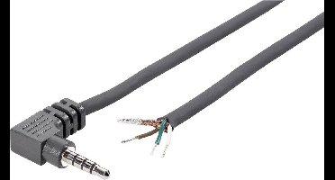 BKL Electronic 1101084 Jackplug 3.5 mm - Stereo Aantal polen: 4 Inhoud: 1 stuk(s)