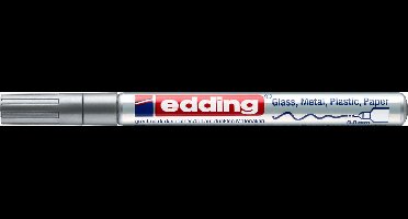 Edding Glanslakmarker 780 Rond 0,8 Mm Aluminium Zilver