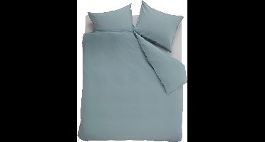 Ambiante Cotton Uni dekbedovertrek - Effen - Lits-Jumeaux - 240x200/220 cm - Blauw