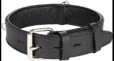 Flamingo Seattle Gevoerd;breed - Halsband Honden - Halsband Seattle Zwart M 38-47cm 35mm - 1st - 124283 - 1st