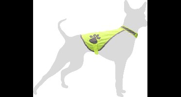 Flamingo Honden Veiligheidsvest Refi - Geel - 34 cm ruglengte