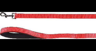 Hond Looplijn Abbi Rood 1,3m 20mm