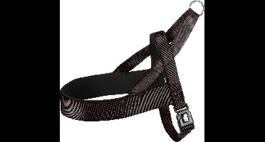 Flamingo Abbi Noors - Harnas Honden - Noors Harnas Abbi Zwart Xl 65-80cm 25mm - 1st - 132846 - 1st