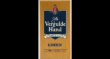 x12 Vergulde Hand Aluinblok 75GR
