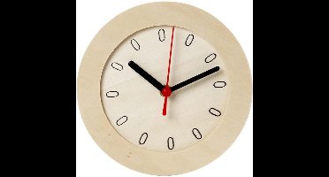 CC Houten Klok 15 cm