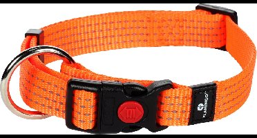 Flamingo Hondenhalsband Asp - 40-55cm20mm - Oranje