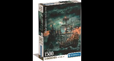 Clementoni - Puzzel - 1500 Stukjes - Piratenschip - Puzzel Voor Volwassenen
