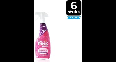 The Pink Stuff - Raam- en glasreiniger - 750 ml - Voordeelverpakking 6 stuks