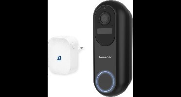 Bell4U Video Deurbel - Draadloos - Met ontvanger - Slimme deurbel - Met bewegingsmelder