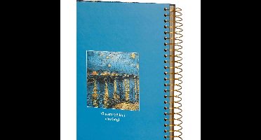 D5346-1 A4- Spiraal notitieboek Van Gogh Haven
