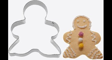 Westmark uitsteekvorm uit rvs mannetje 7.8x6.3x2.2cm