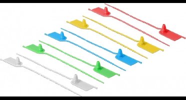 DeLOCK 18826 kabelbinder Releasable cable tie Kunststof Verschillende kleuren 10 stuk(s)