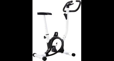 vidaXL - Hometrainer - met - bandweerstand - zwart