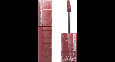 Maybelline New York - SuperStay Vinyl Ink Lipstick - 40 Witty - Rood - Langhoudende Lippenstift - 4,2 ml