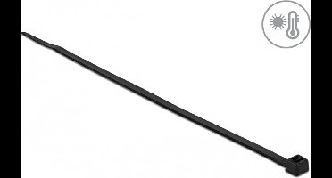 Kabelbind warmtebestendig l 300 x w 4,8 mm zwart 100 stuks