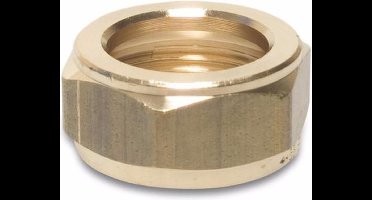 Bonfix Moer messing 22 mm binnendraad KIWA/GASTEC
